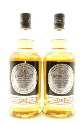 (2) Hazelburn Triple Distilled 10 Year Old Single Malt Scotch Whisky, 46% ABV