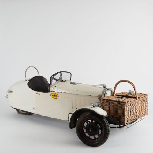 A Large Morgan Three-Wheeler Child's Car