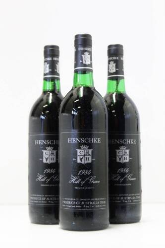 (3) 1984 Henschke Hill of Grace Shiraz