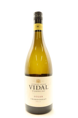 (1) 2017 Vidal Soler Chardonnay, Hawkes Bay [BC92] [RC18.5]