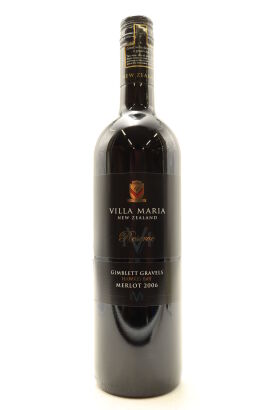 (1) 2006 Villa Maria Reserve Merlot, Gimblett Gravels[BC95]