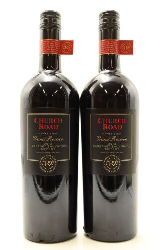 (2) 2013 Church Road Grand Reserve Cabernet Merlot, Hawkes Bay [BC95]
