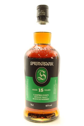 (1) Springbank 15 Year Old Single Malt Scotch Whisky, 46% ABV