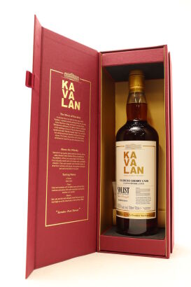 (1) Kavalan Solist Oloroso Sherry Cask, Webb's Bottle No.1 of 214, Single Malt Whisky, Taiwan, 53.2% ABV (GB)