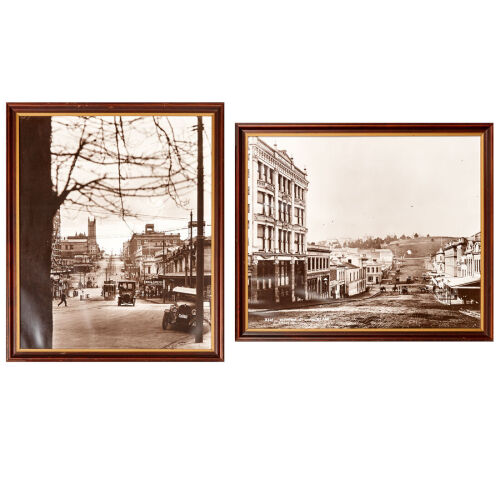 Two Old Photographs of Auckland City