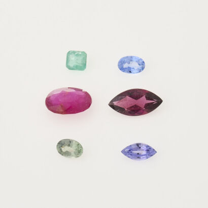 Collection of Six Assorted Loose Stones