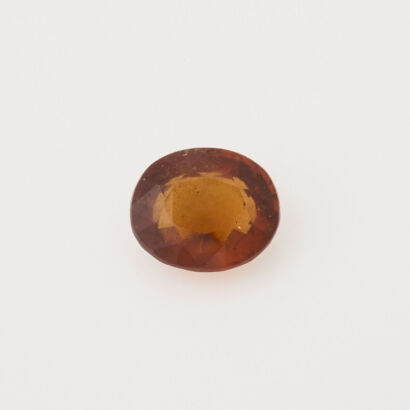 A Loose, 5.61 carats Oval Hessonite Garnet