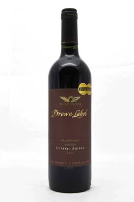 (1) 2001 Wolf Blass Brown Label Shiraz