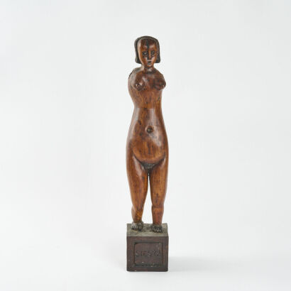 A Carved Female Form By G Small