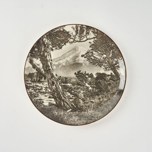 A Mount Egmont Plate By Royal Doulton