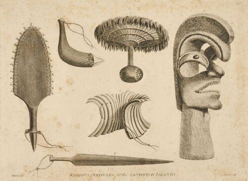 Various Articles At The Sandwich Islands by John Webber