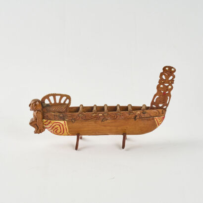 A Hand Carved Waka