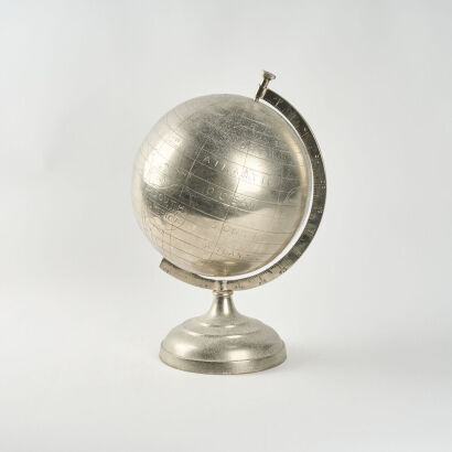 A Decorative Aluminium Globe