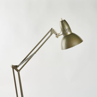 A Green Blanch Engineering NZ Anglepoise Desk Clamp Lamp