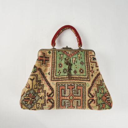 A Vintage English Carpet Bag