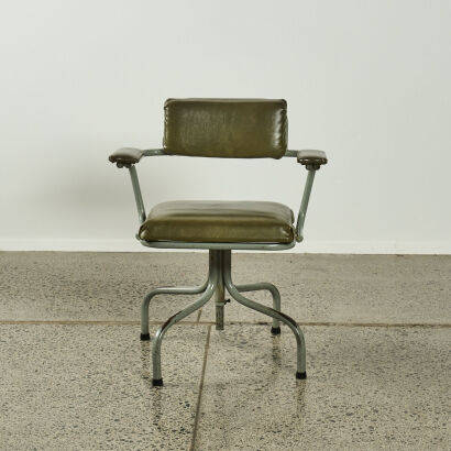 A Vintage American Industrial Office Chair