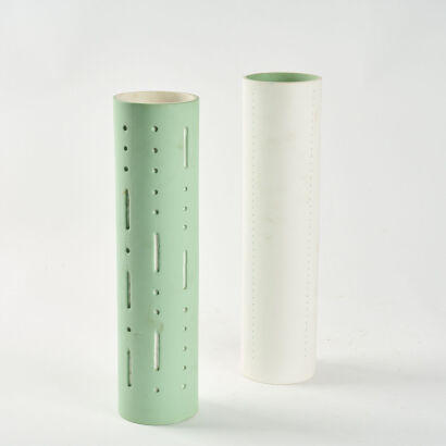 A Pair of Susannah Bridges Vases