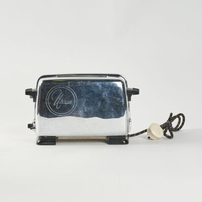 A Vintage Chrome And Bakelite Ultimate Toaster C.1940/1950