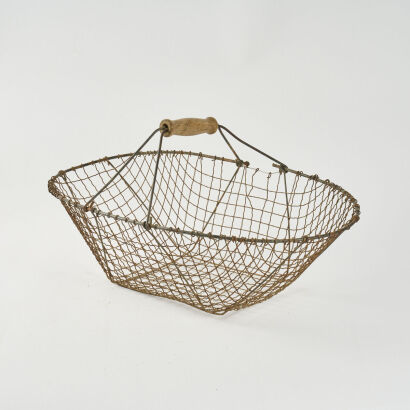 A Vintage Egg Collecting Basket