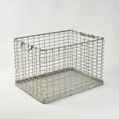 A Galvanised Storage Cage