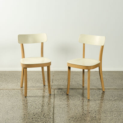 A Pair Of Vitra Basel Chairs Designed By Jasper Morrison