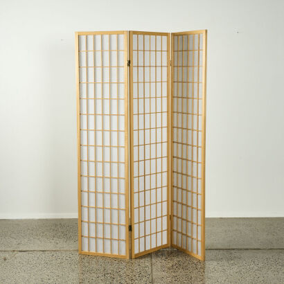 A Rice Paper Room Divider