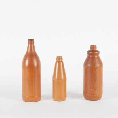 A Set Of Three Rimu Sauce Bottles