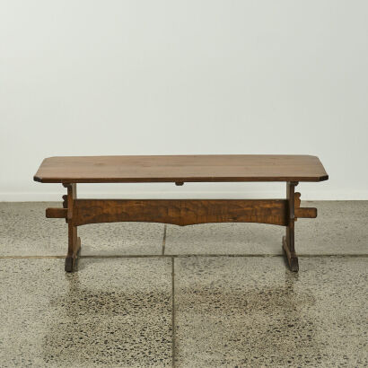 A Chapman Taylor Arts And Crafts Wooden Coffee Table