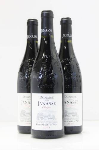 (3) 2005 Domaine Janasse 'Chaupin' Chateauneuf du Papes