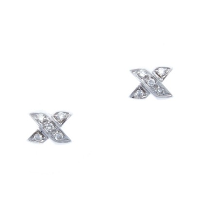 18ct Tiffany & Co. Diamond Earrings