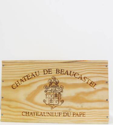 (6) 2005 Chateau de Beaucastel Chateauneuf du Papes