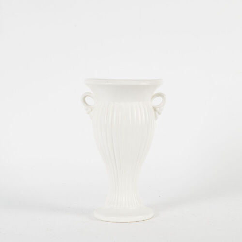 A Crown Lynn Ribbed Slip Cast Vase