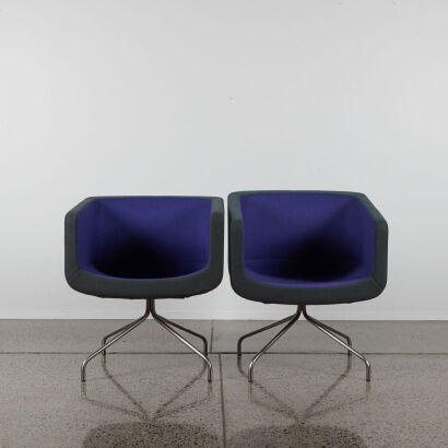 A Pair Of Contemporary Occasional Chairs