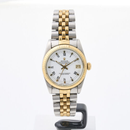 A Rolex, 31mm Stainless Steel and Yellow Gold Datejust