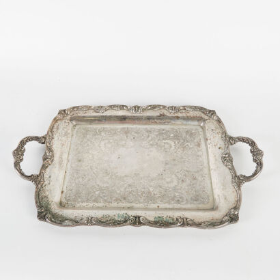 A Silver Plated Serving Platter