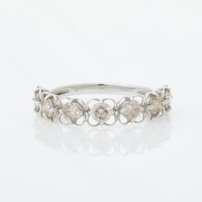18ct White Gold, Diamond Dress Ring of 1.00ct Total Weight