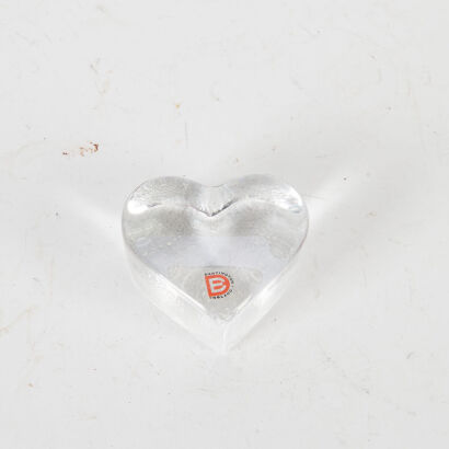 A Dartington Heart Shaped Paper Weight