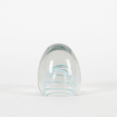 A Tony Kuepfer Art Glass Paper Weight