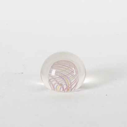 A Tony Kuepfer Art Glass Paper Weight
