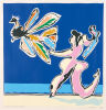 PAT HANLY Paradise Bird Escapes Bather