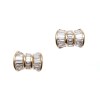 18ct Baguette Cut Diamond Earrings