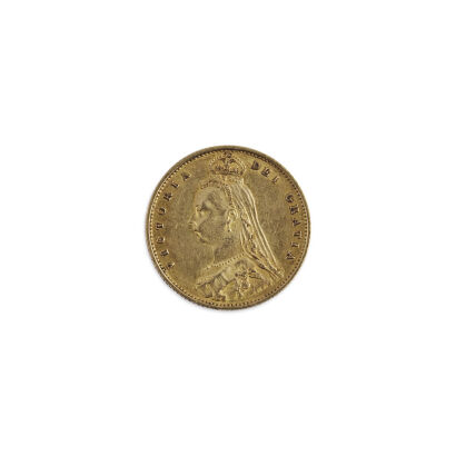 An 1887 Gold Half Sovereign