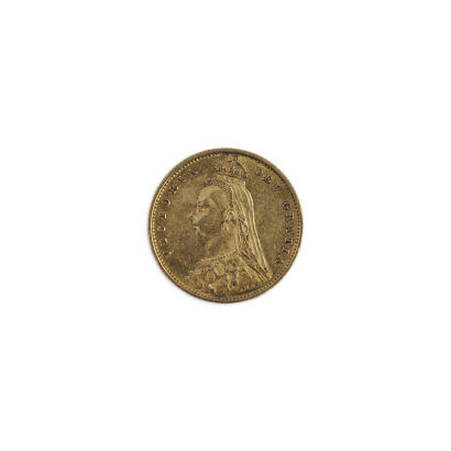 An 1887 Gold Half Sovereign