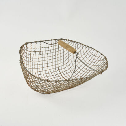 A Vintage Egg Collecting Basket