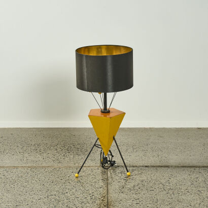 A 1950's Atomic Sputnik Table Lamp