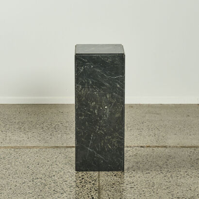 A Black Marble Plinth