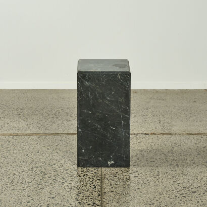 A Black Marble Plinth