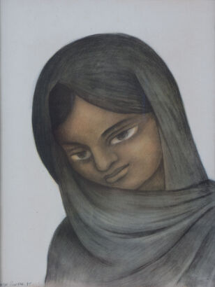 DIEGO RIVERA Portrait of a Girl with Veil