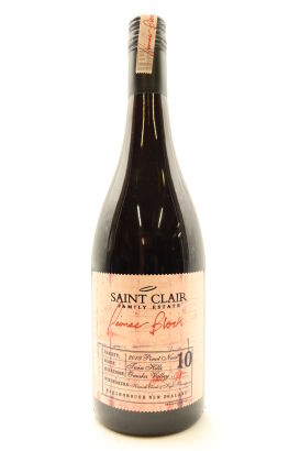 (1) 2019 Saint Clair Pioneer Block 10 Twin Hills Pinot Noir, Marlborough