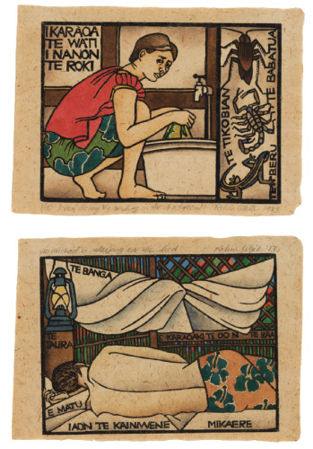 ROBIN WHITE I Am Doing the Washing in the Bathroom; Michael is Sleeping on the Bed